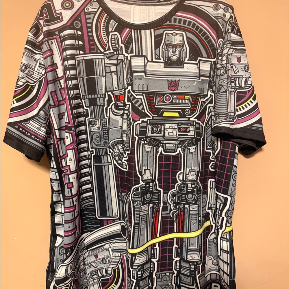 Custom Megatron Transformers 3D Graphic Print Shirt 2xl